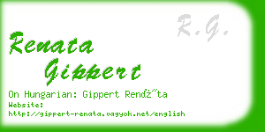 renata gippert business card